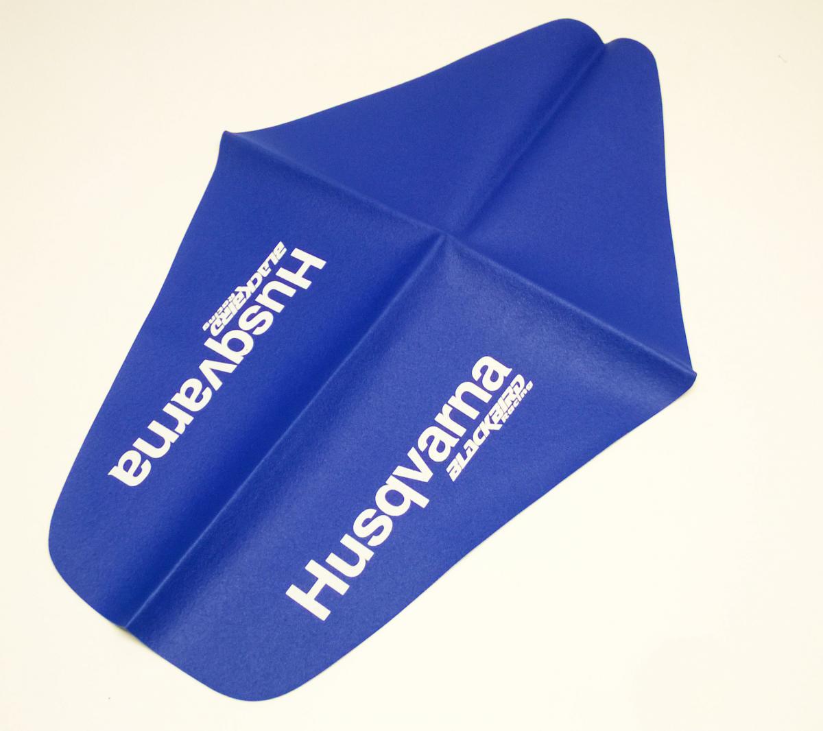 01-04 HUSQVARNA MOON BLUE, BLACKBIRD SEAT COVER 1607/02