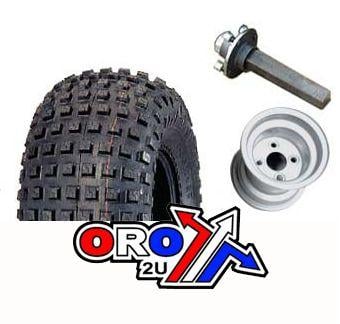 WHEEL KIT 22x11-8 E-MARK, 650KG CAPACITY / TRAILER HUB KIT, ATV TRAILER