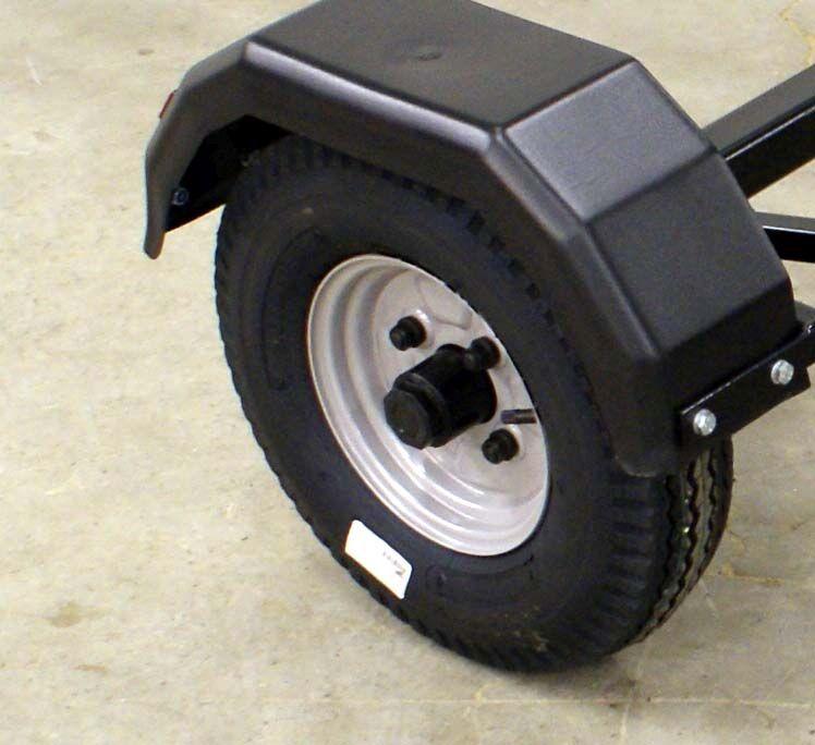 TRAILER TYRE 5.00/5.00-10 +Rim, 60mm BORE / EACH / WHEEL