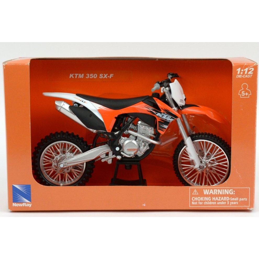 MODEL DIE CAST KTM 350 SX-F, SCALE 1:12, NEW RAY 44093