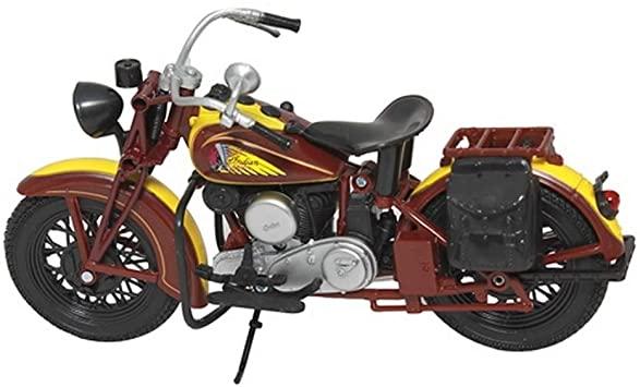 MODEL DIE CAST INDIAN SPORT SCOUT, 1934 CHIEF MOTORCYCLE, SCALE 1:12, NEWRAY 42113