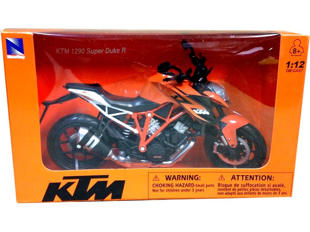 MODEL DIE CAST KTM 1290, SUPER DUKE R, SCALE 1:12, NEWRAY 57653