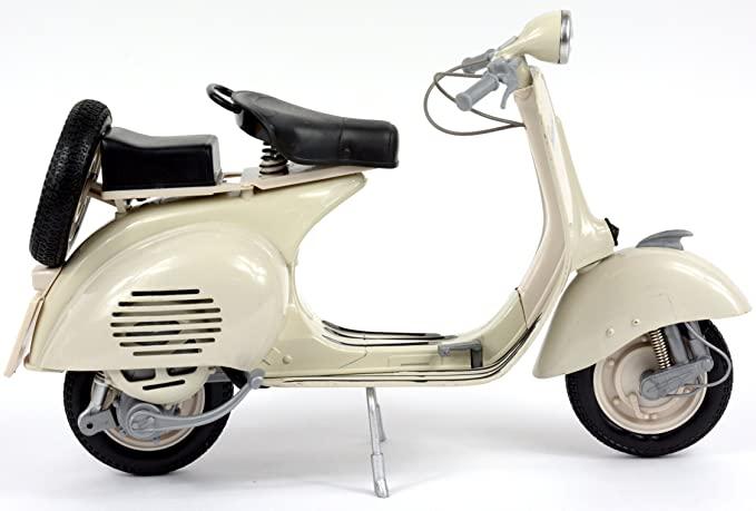 MODEL DIE CAST VESPA 150 VL1T, OFF WHITE CREAM, SCALE 1:6, NEWRAY 49273