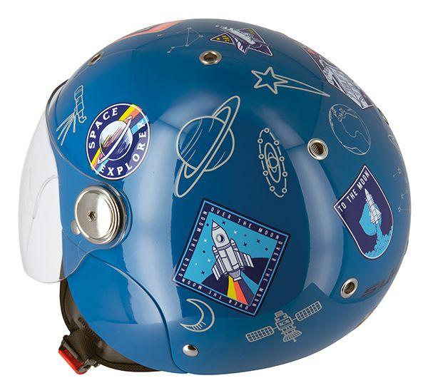 KIDS HELMET Large 51-52cm - SPUTNIK S775 Blue, S-Line JJS3G1003