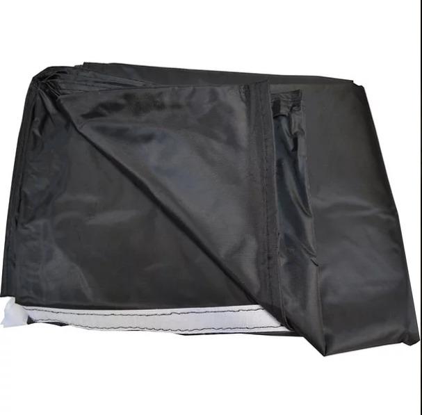 GAZEBO SIDE WALL PANEL PLAIN BLACK 3x3m VELCRO ATTACHMENT