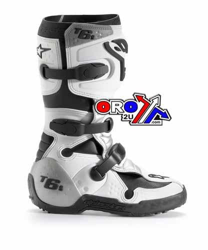 N.L.A OFFER TECH-7s PART NO 99-015.06.BW, TECH-6s JUNIOR WE/WE 6, ALPINESTARS MOTOCROSS BOOTS