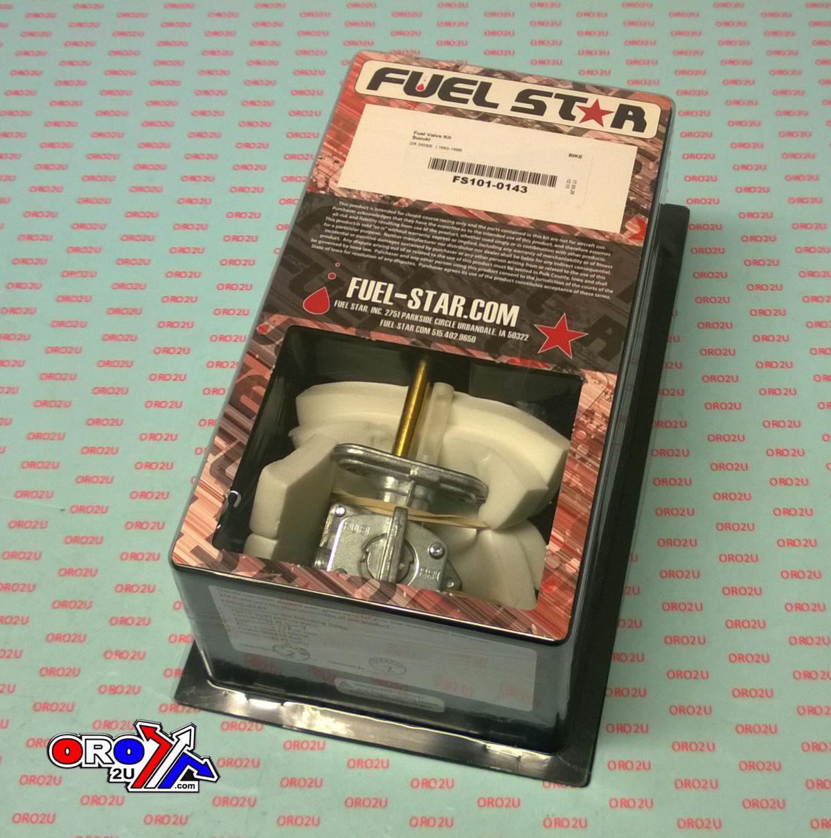 FUEL VALVE KIT DR350S SM 93-96, Fuel Star FS101-0143 SUZUKI DIRT, TAPE / PETCOCK / CLIPS / PIPES / BOLTS