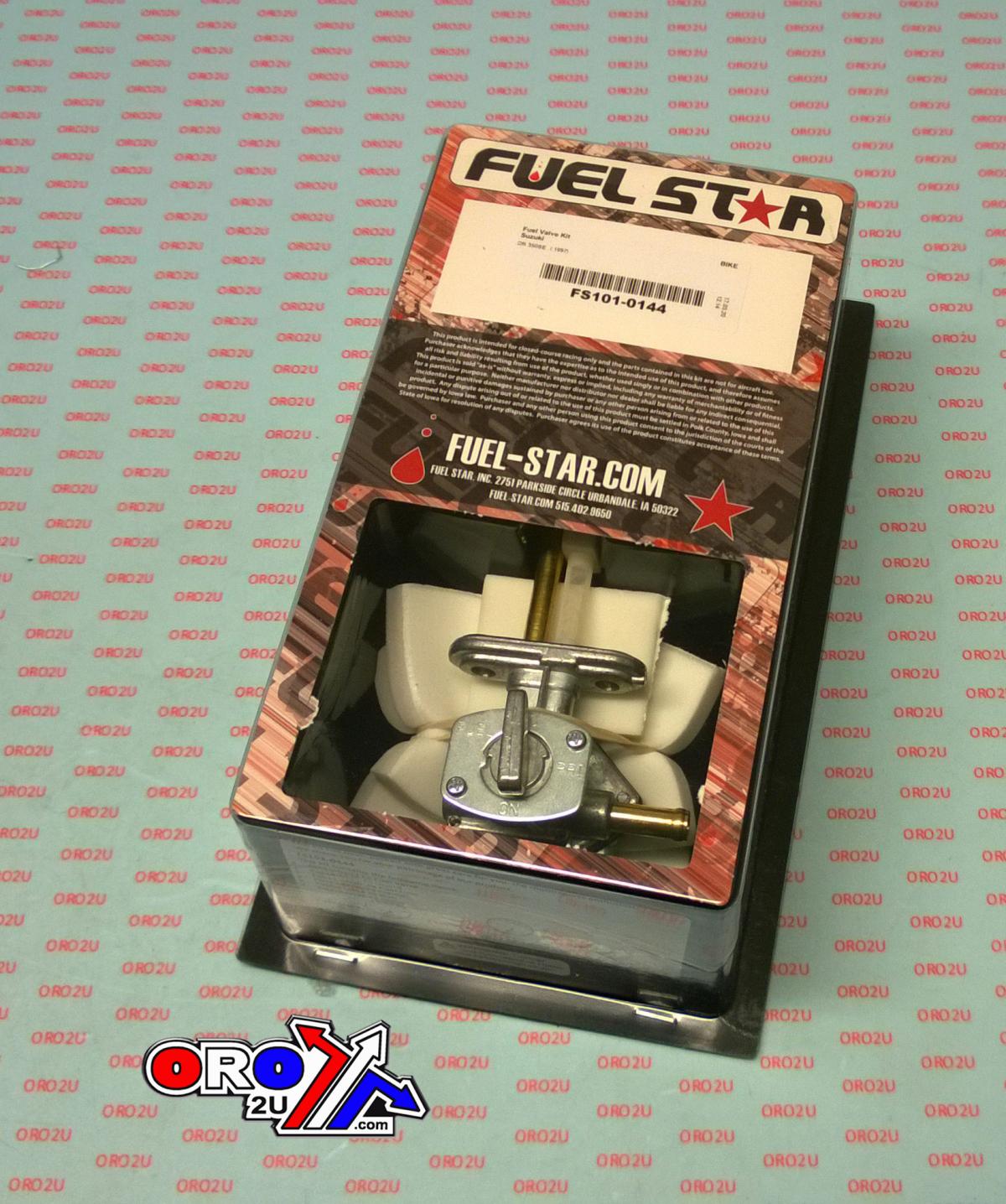 FUEL VALVE KIT DR350SM 1997, Fuel Star FS101-0144 SUZUKI DIRT, TAPE / PETCOCK / CLIPS / PIPES / BOLTS