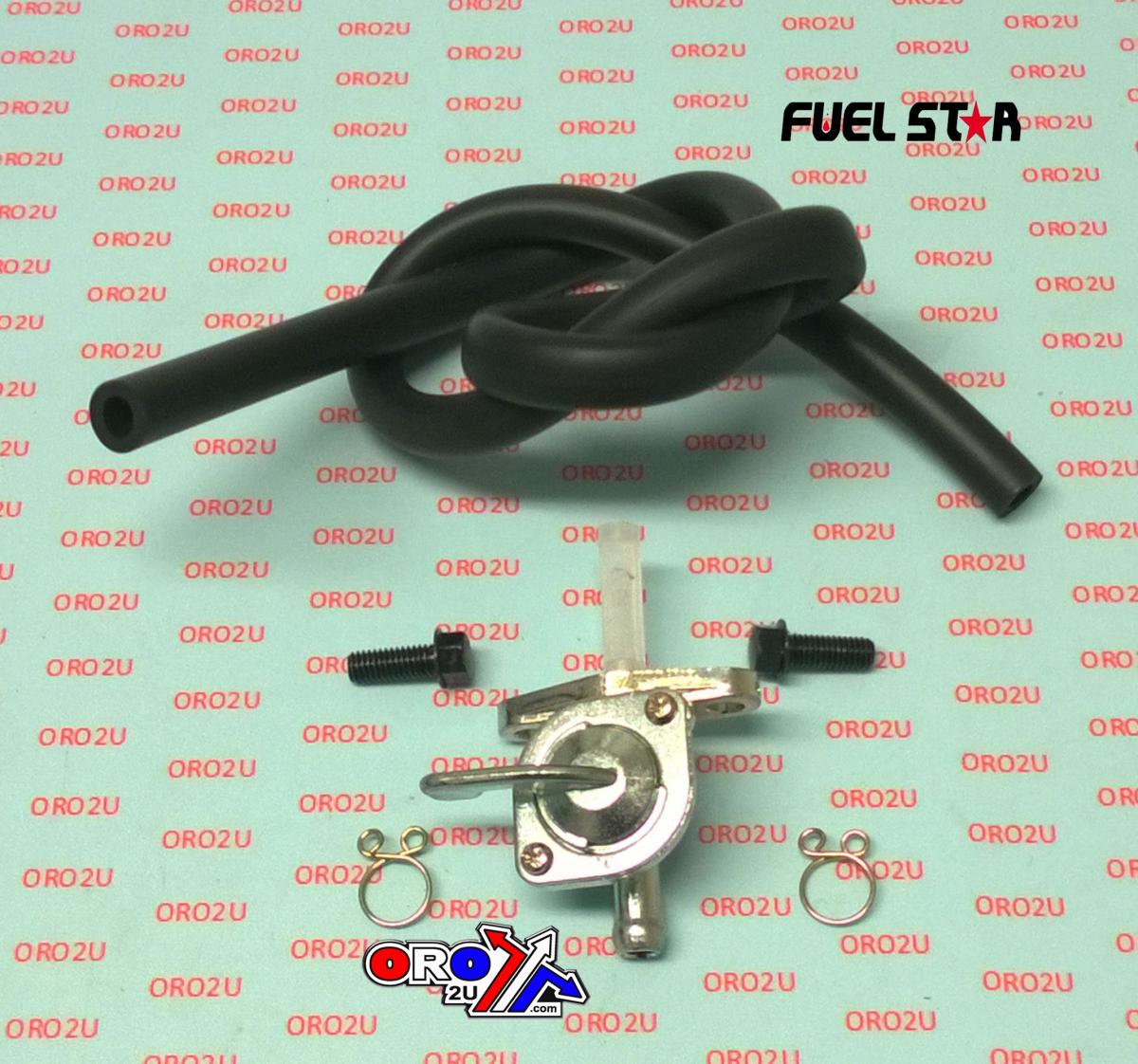 FUEL VALVE KIT RM125 RM250, Fuel Star FS101-0149 SUZUKI DIRT, TAPE / PETCOCK / CLIPS / PIPES / BOLTS