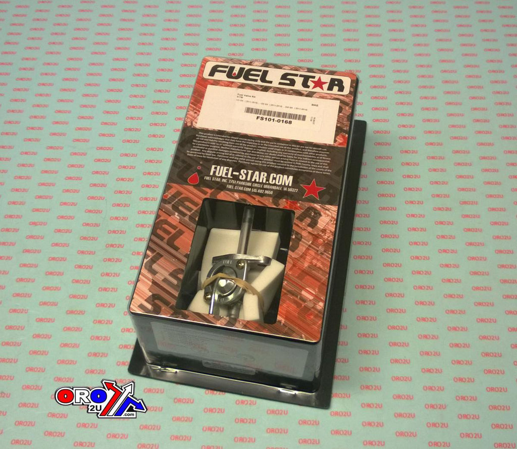 FUEL VALVE KIT KTM 125/150/250SX, Fuel Star FS101-0168 DIRT, TAPE / PETCOCK / CLIPS / PIPES / BOLTS