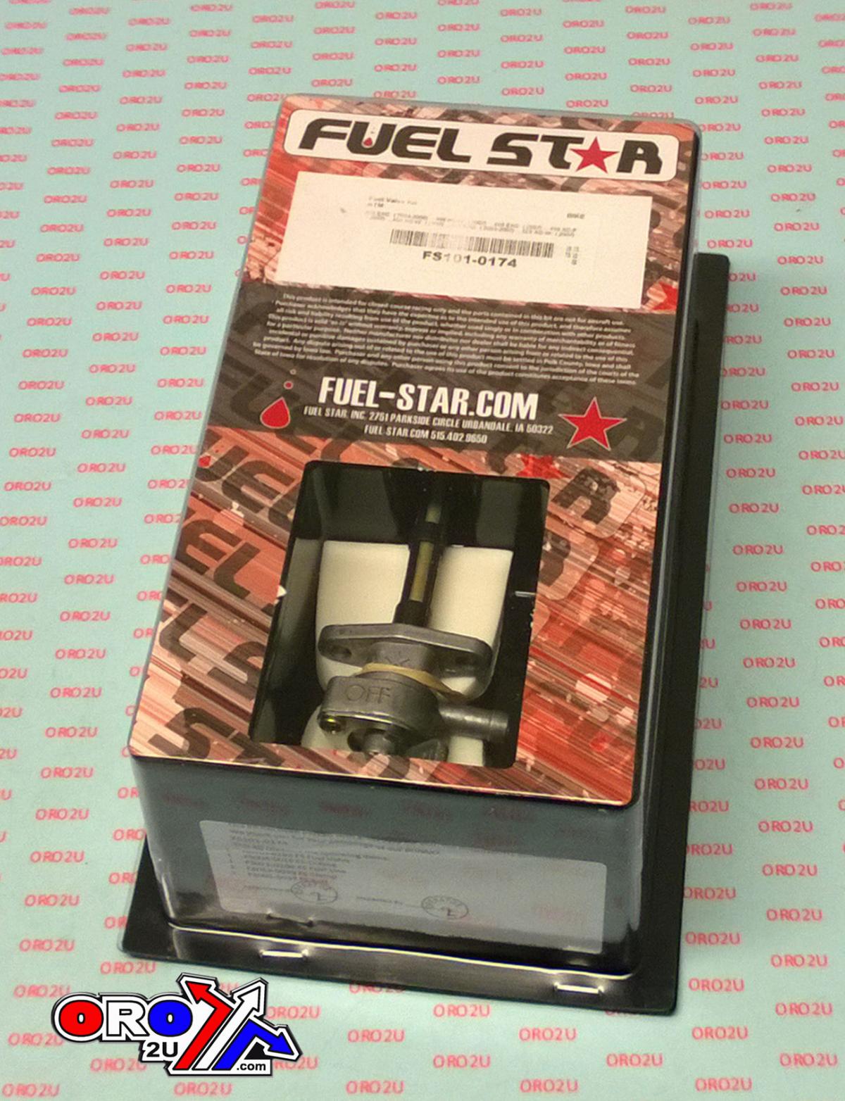 FUEL VALVE KIT KTM 400/450/525 EXC/CX, Fuel Star FS101-0174 DIRT, TAPE / PETCOCK / CLIPS / PIPES / BOLTS