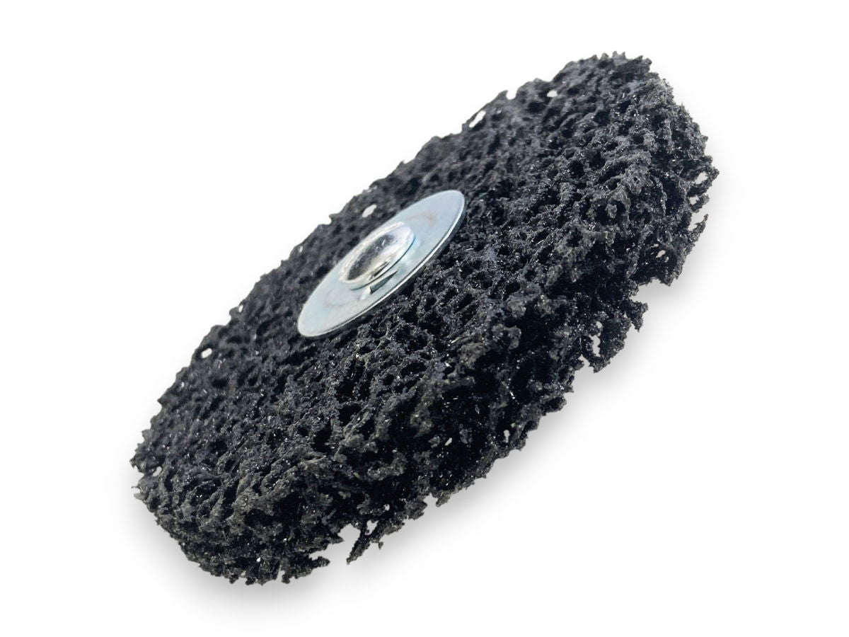 PAINT AND RUST REMOVER WHEEL 100mm x 8mm 6mm SHANK - TOOLZONE KDPAB146