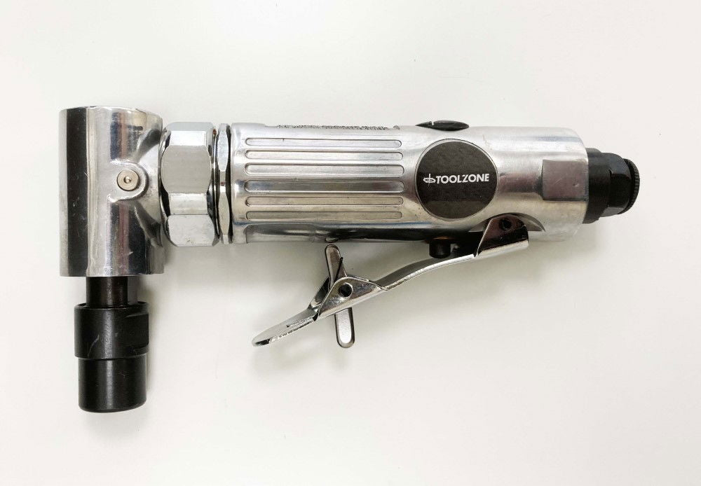 ANGLE AIR DIE GRINDER 15 PIECES 1/4 CHUCK - TOOLZONE KDPAT020
