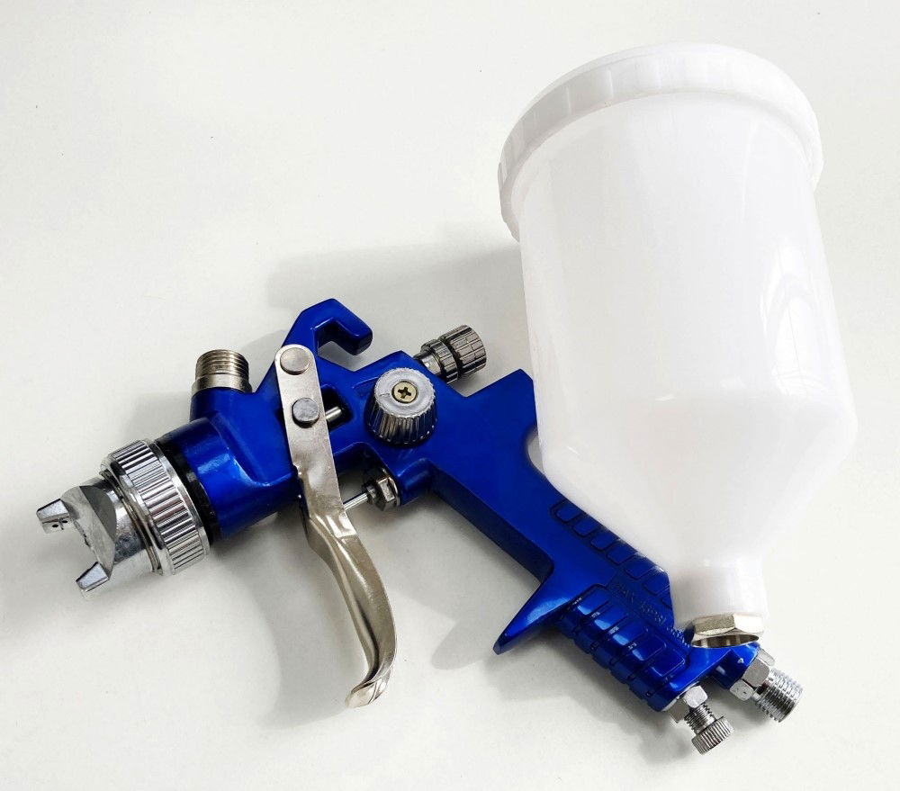 HVLP AIR PAINT SPRAY GUN NOZZLE 1.4mm CONTAINER 600ml - TOOLZONE KDPAT031