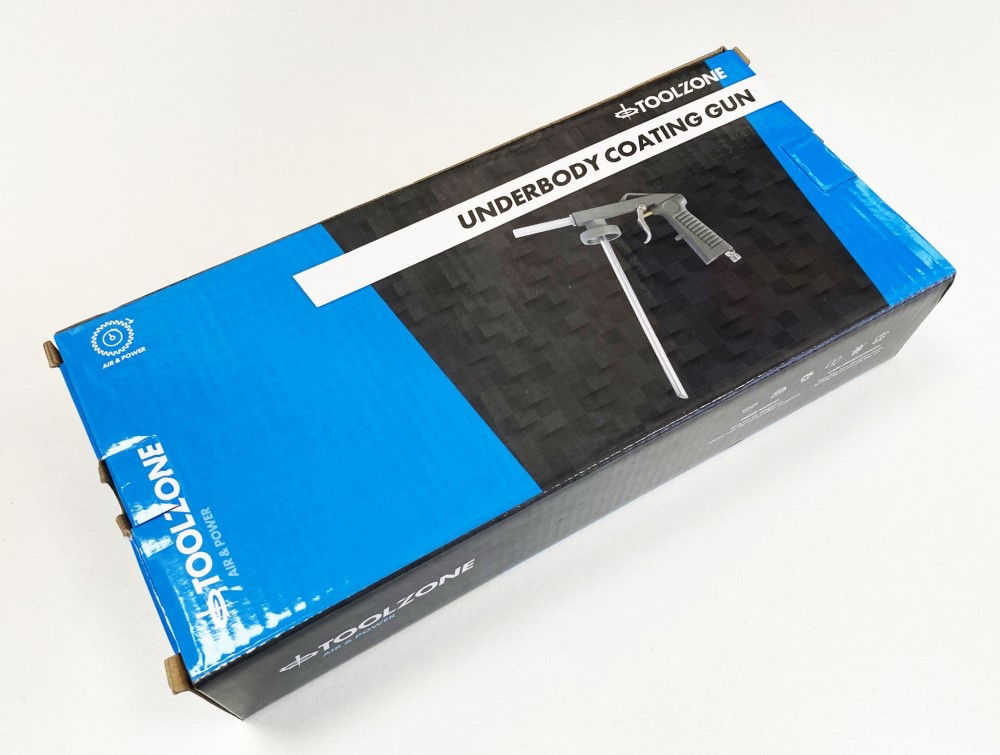 AIR BODY UNDERCOATING GUN CANISTER CAP THREAD m42 TUBE LENGTH 250mm AIR INLET 1/4 bsp - TOOLZONE KDPAT083