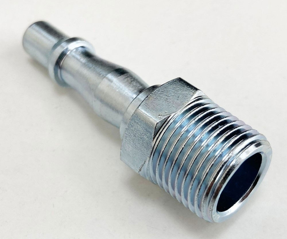 AIR FITTING 3/8 bsp MALE ZINC PLATED STEEL SUITABLE FOR pcl FITTINGS - TOOLZONE KDPAT087