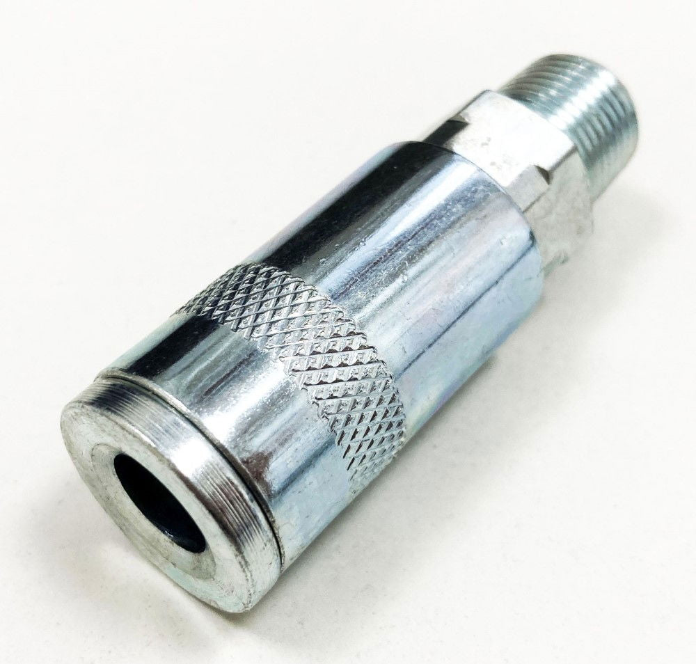 AIR COUPLING 3/8 bsp MALE ZINC PLATED STEEL COMPATIBLE WITH pcl FITTINGS - TOOLZONE KDPAT089