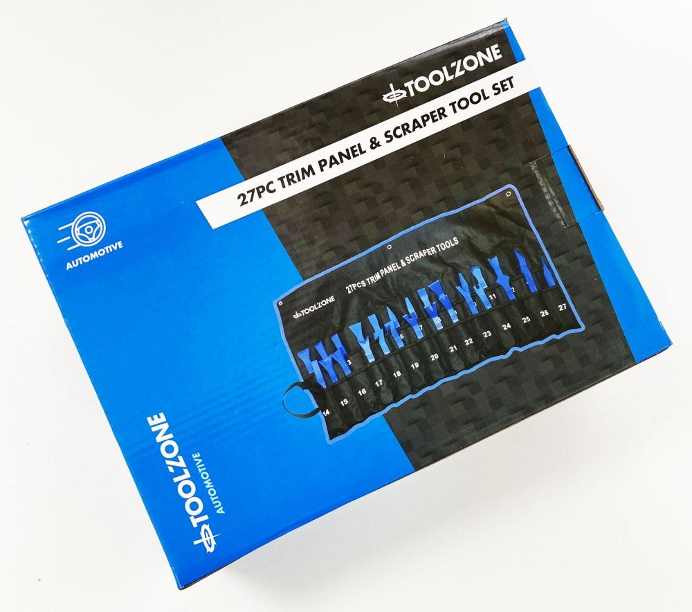 TRIM PANEL TOOL SET 27pc FOR PANEL AND DOOR REMOVAL - TOOLZONE KDPAU039