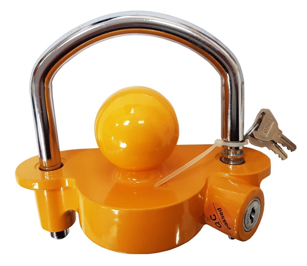 BALL HITCH SECURITY COUPLING FOR 1 7/8, 2 AND 2-5/16 WITH KEYS - TOOLZONE KDPAU050