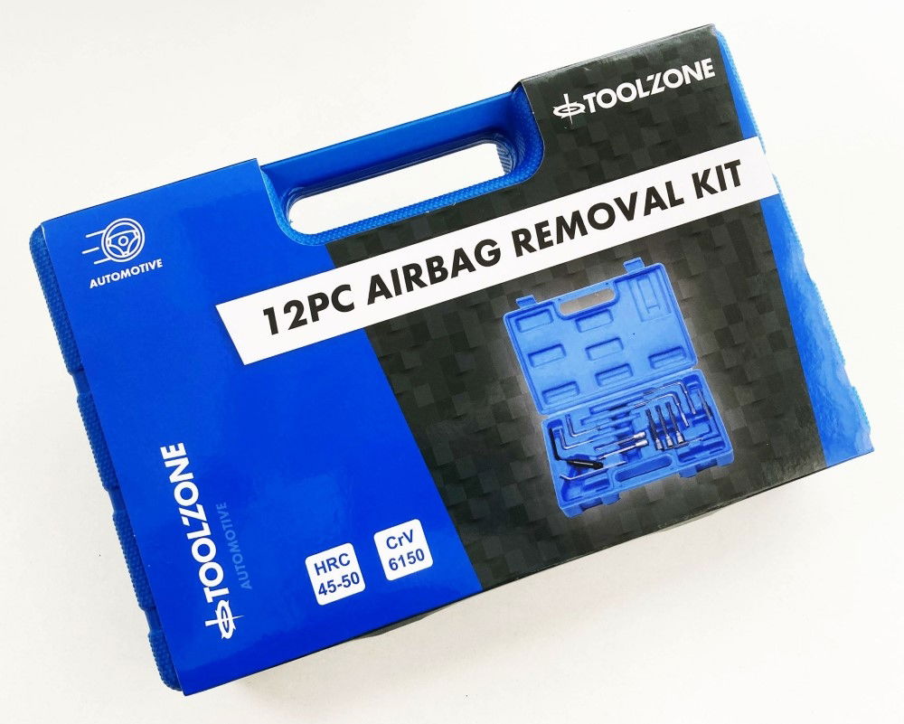 AIRBAG REMOVAL KIT 12pc TORX DRIVE WITH CASE - TOOLZONE KDPAU055