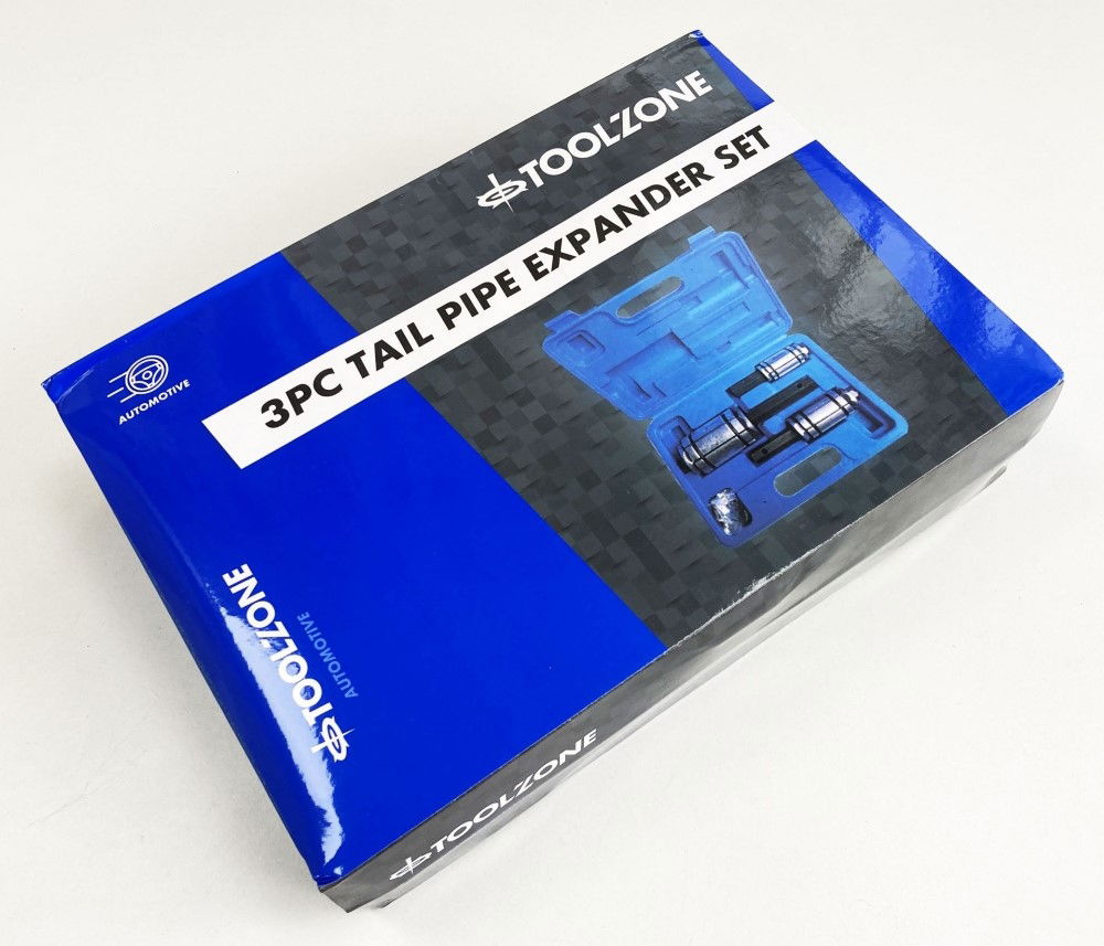 TAIL PIPE EXPANDER SET 3pc 35-44mm 38-62mm 52-87mm - TOOLZONE KDPAU083
