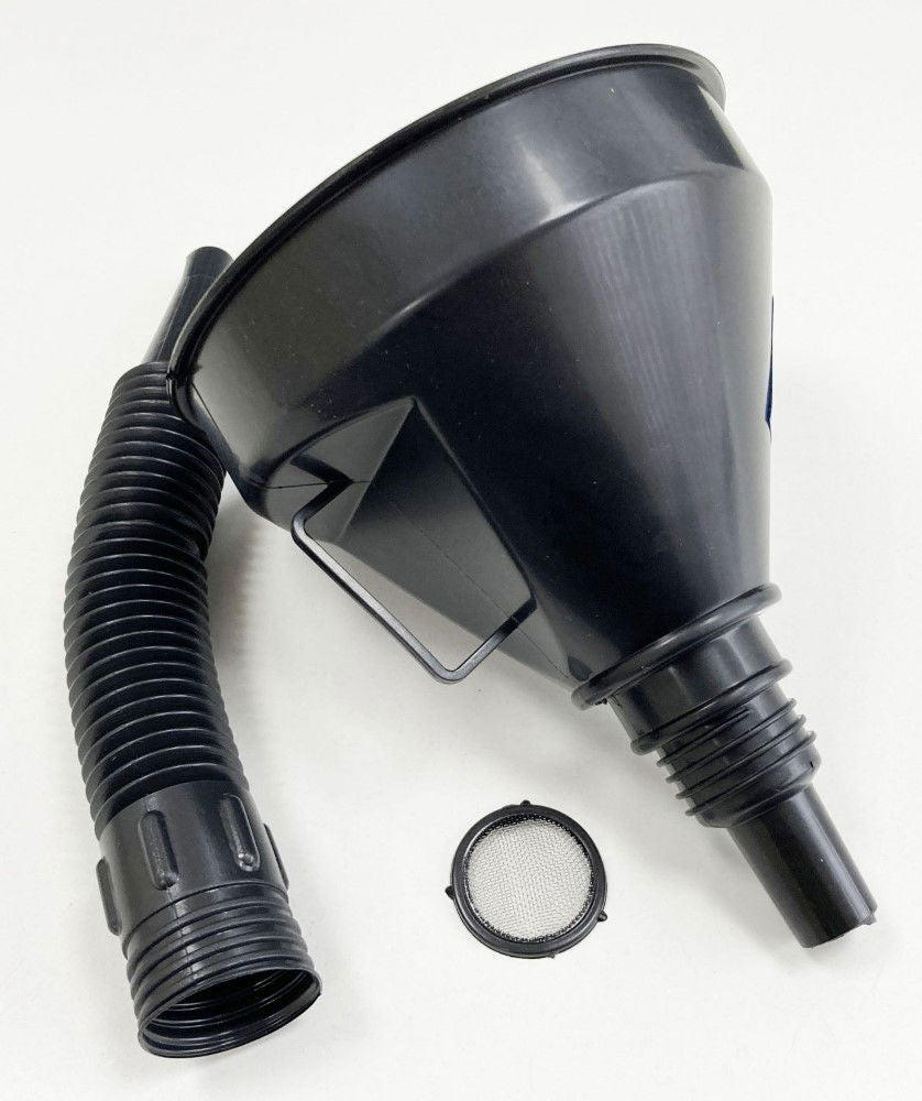 FLEXI FUNNEL 2 IN 1 BLACK WITH REMOVABLE FILTER - TOOLZONE KDPAU113