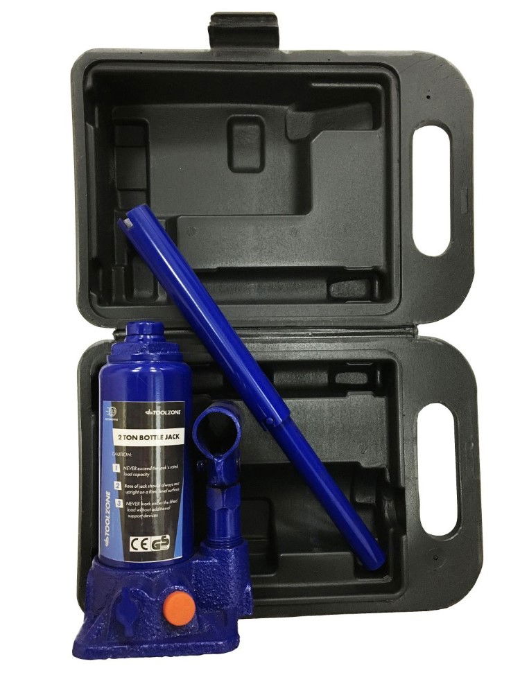 BOTTLE JACK 2 TON min height 160mm max height 308mm - TOOLZONE KDPAU148