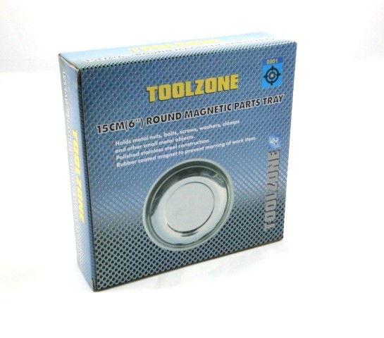 MAGNETIC PARTS DISH STAINLESS STEEL 150mm - TOOLZONE KDPAU209