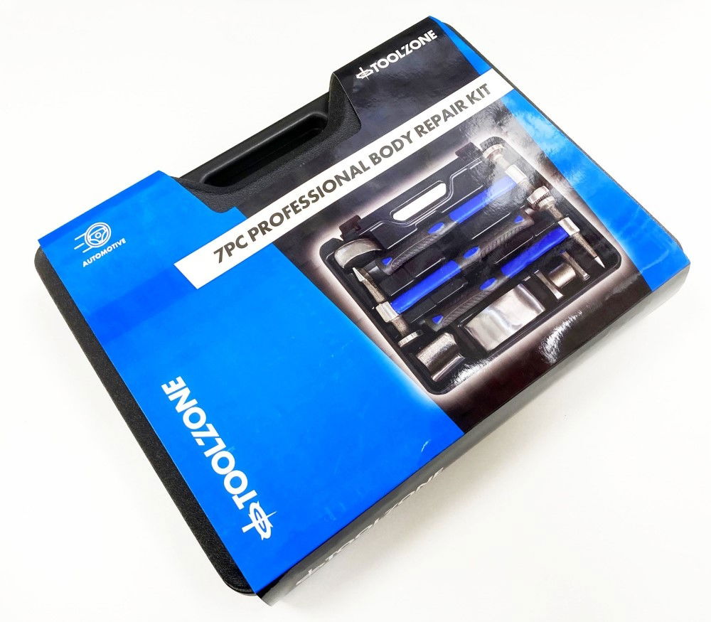 BODY REPAIR KIT 7pc FIBRE GLASS HANDLES - TOOLZONE KDPAU232