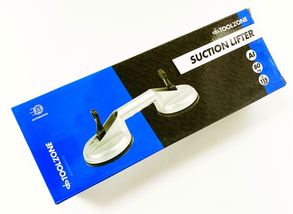 DOUBLE ALUMINIUM SUCTION CUP 115mm - TOOLZONE KDPAU249