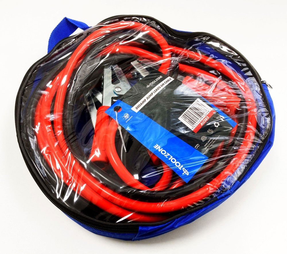 JUMP LEADS 800amp 6m - TOOLZONE KDPAU283