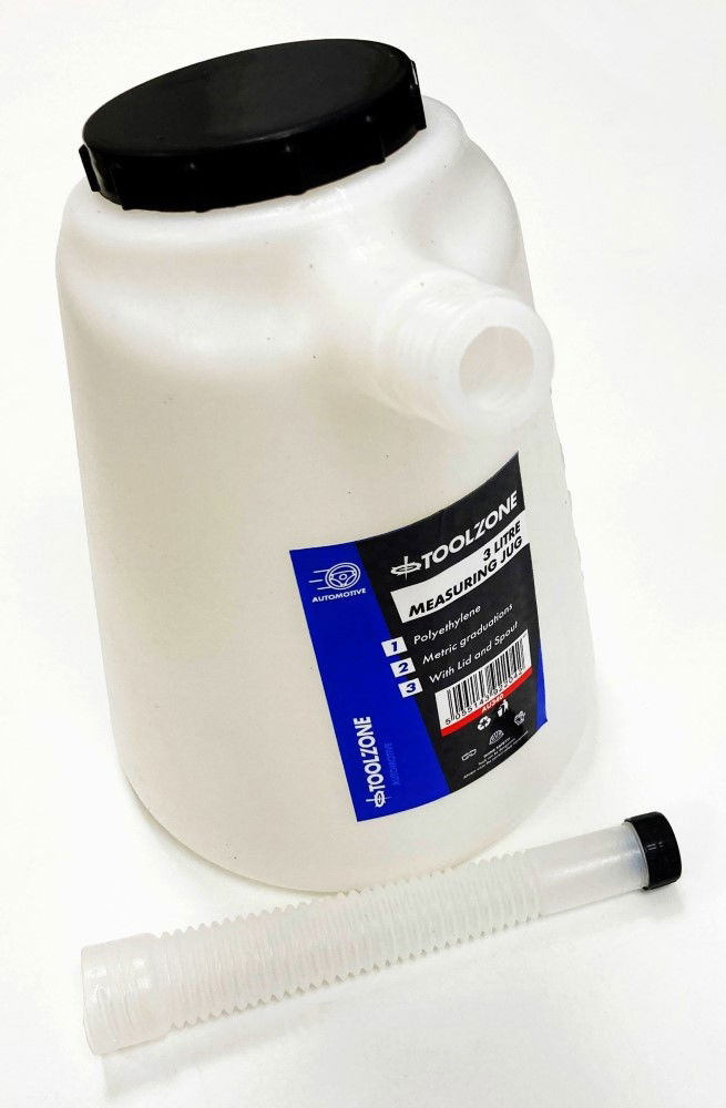 PLASTIC JUG WITH SPOUT 3 litre - TOOLZONE KDPAU340
