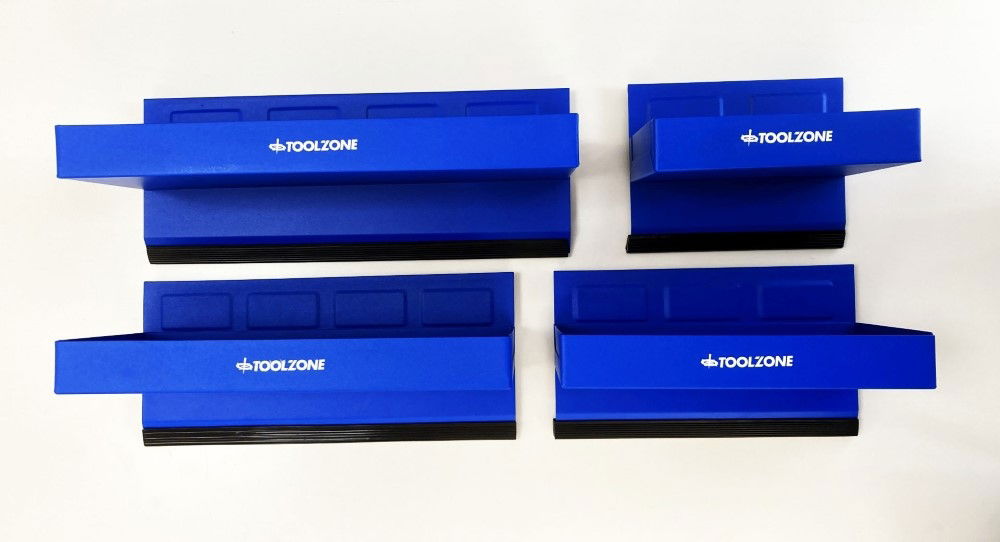 MAGNETIC TOOL TRAY SET 4pc 310x115mm 270x115mm 210x115mm 155x115mm - TOOLZONE KDPAU365