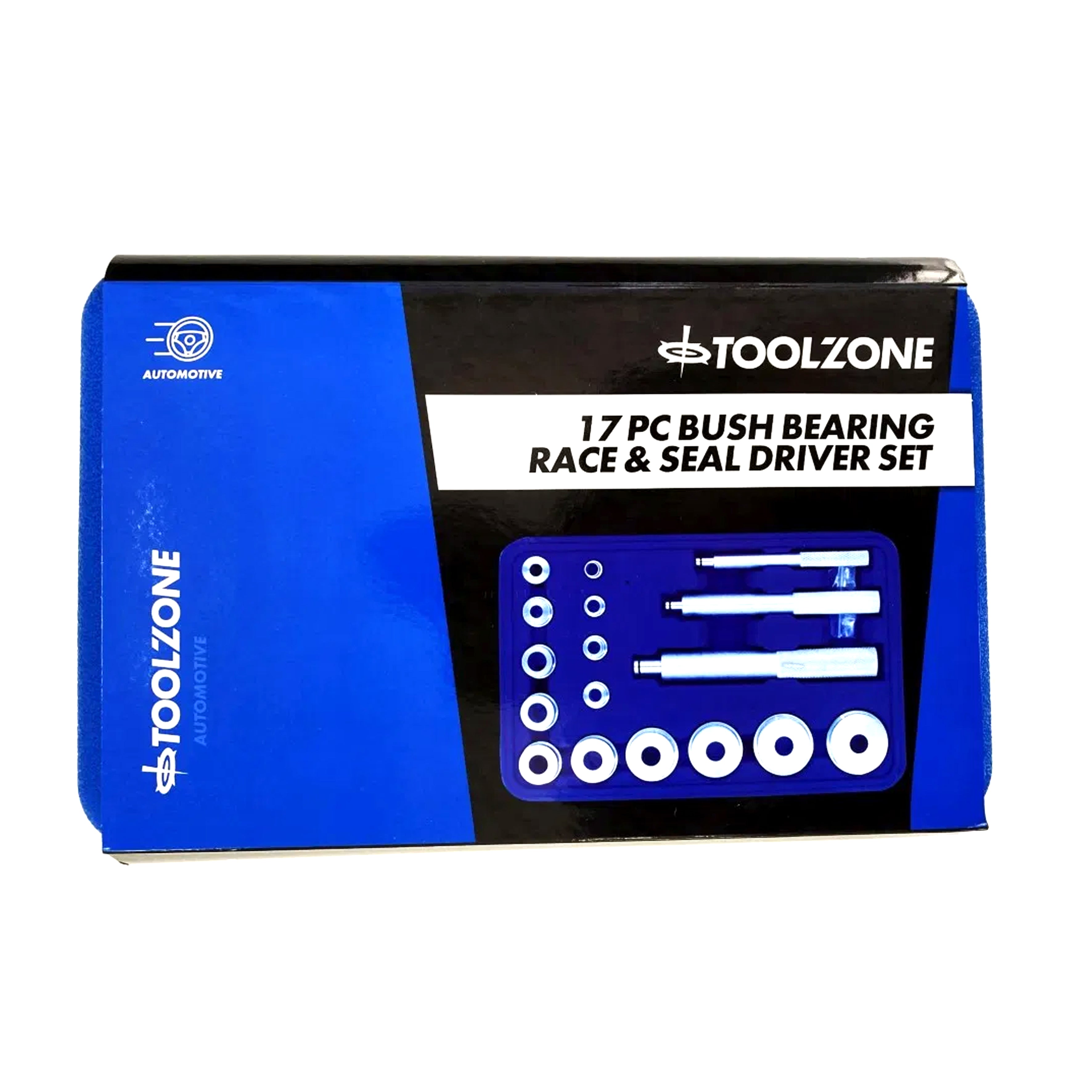 BUSH BEARING RACE AND SEAL DRIVER SET 17pc 10-42mm - TOOLZONE KDPAU366