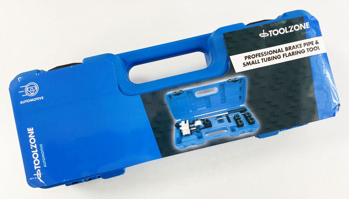 PROFESSIONAL BRAKE FLARING KIT FOR 3/16, 1/4, 5/16, 3/8 TUBES - TOOLZONE KDPAU402