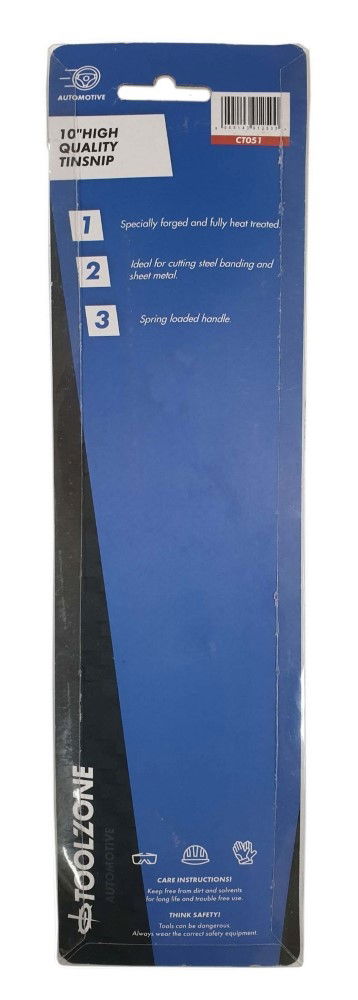 TINSNIPS 10 FORGED HEAT TREATED - TOOLZONE KDPCT051