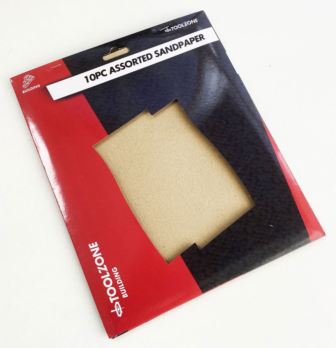 SANDPAPER ASSORTED 10PC 230 x 280mm 40/60/80/120/150 GRIT - TOOLZONE KDPDC070