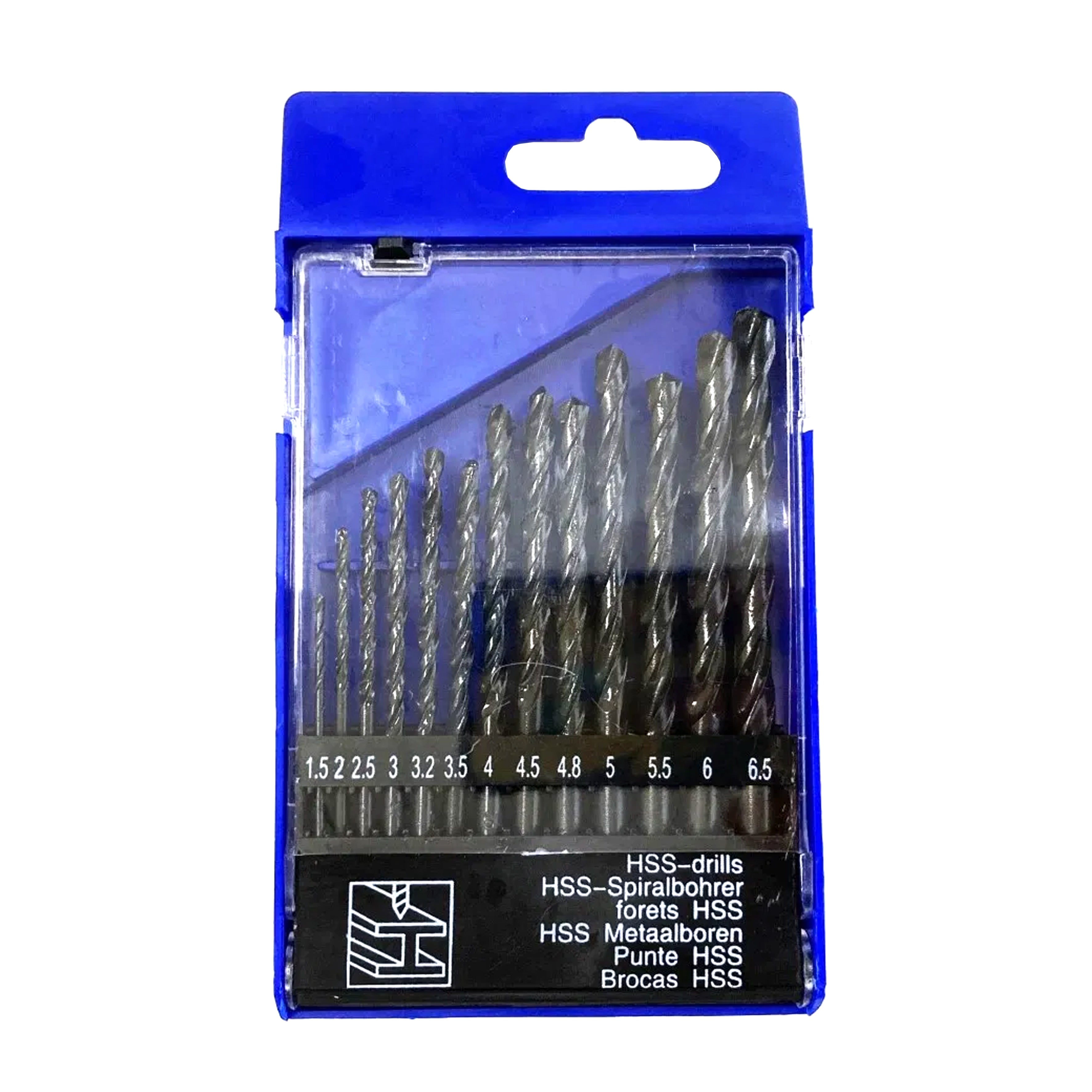 DRILL BIT SET HSS 13PC 1.5-6.5mm - TOOLZONE KDPDR082