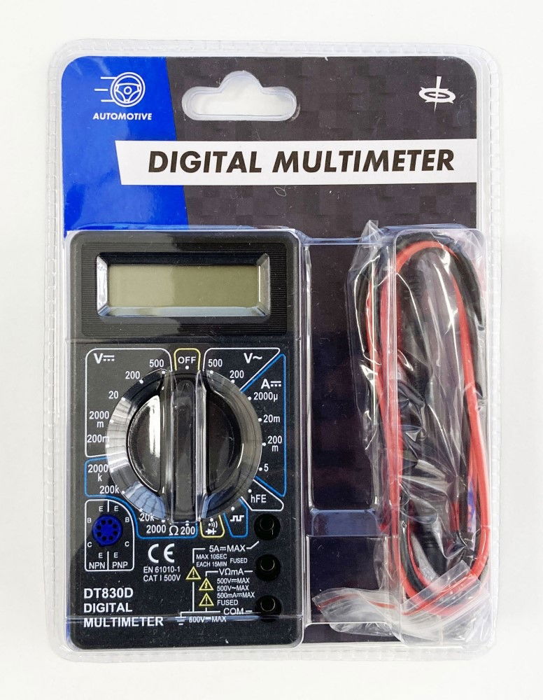 DIGITAL MULTIMETER STANDARD 3-1/2 DISPLAY MAX 1999 - TOOLZONE KDPEL059