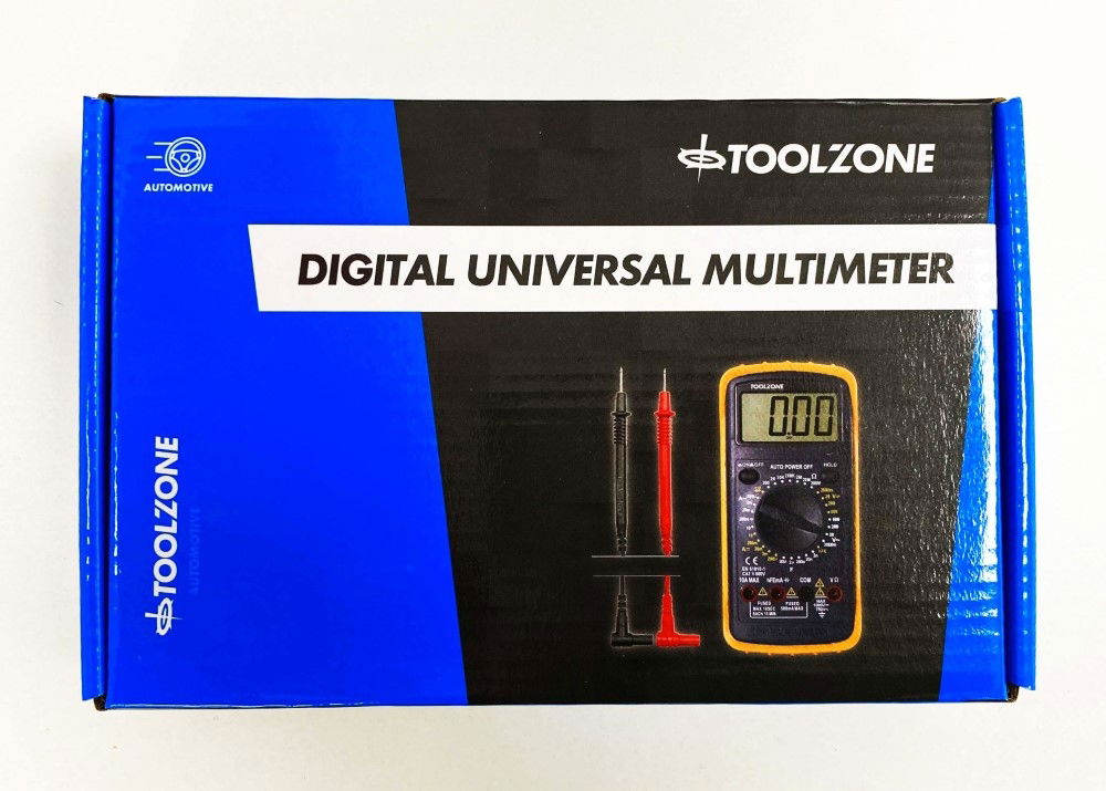 DIGITAL MULTIMETER LARGE LCD DISPLAY ROHS COMPLIANT - TOOLZONE KDPEL060