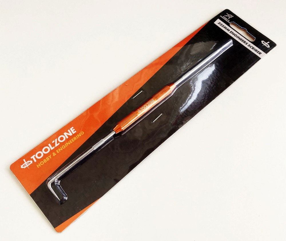 ENGINEERS SCRIBER 225mm STRAIGHT AND 90° TIP - TOOLZONE KDPHB190