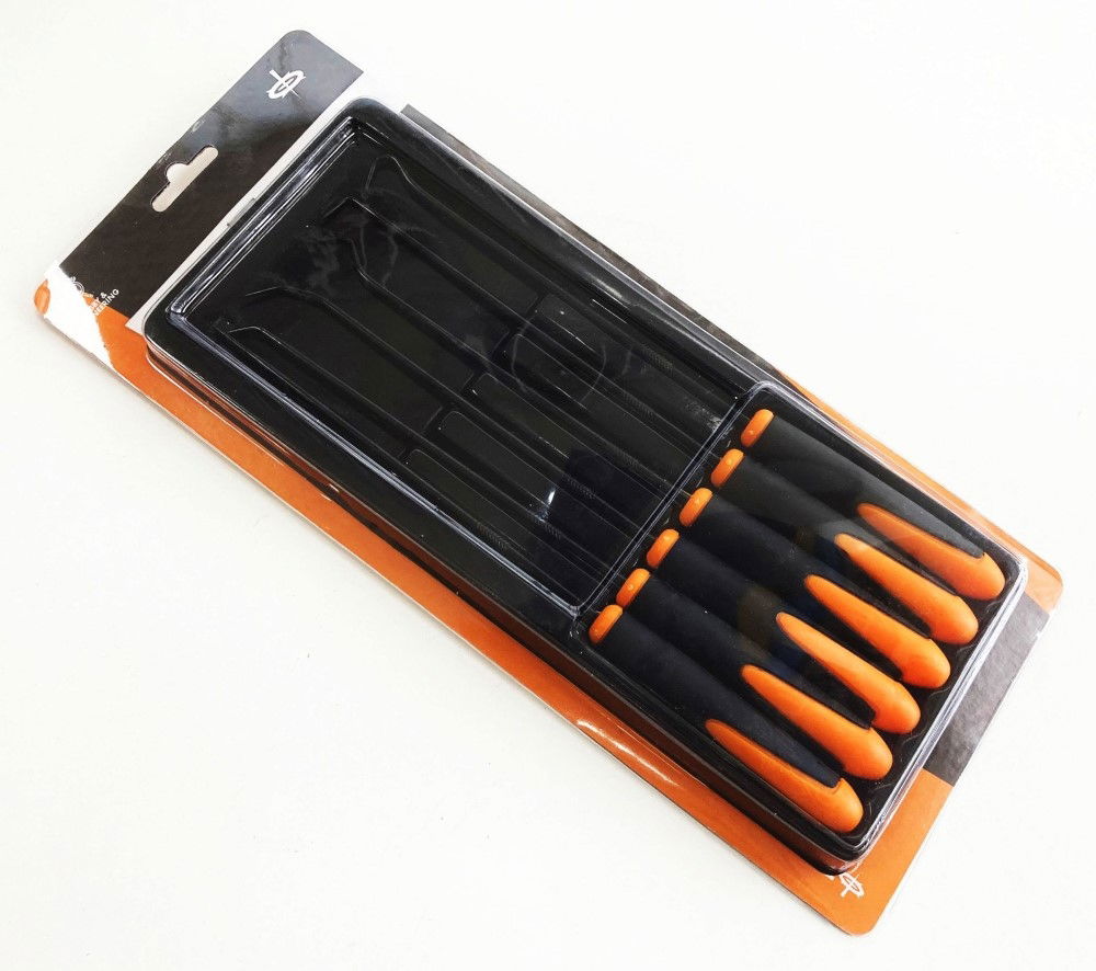 LONG REACH PICK SET 6 PIECE SOFT GRIP 24cm LENGTH - TOOLZONE KDPHB194