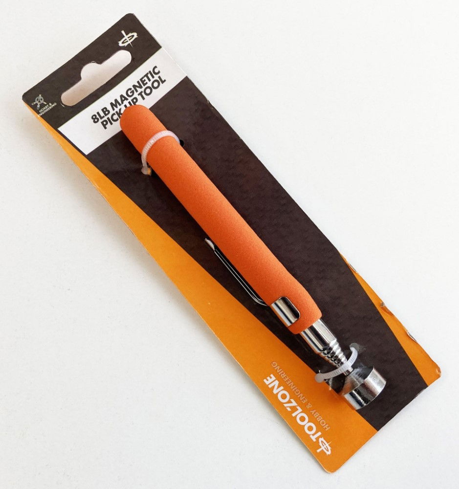 MAGNETIC PICK UP TOOL PEN TYPE 8lb EXTENDS 125-635mm 15mm MAGNET - TOOLZONE KDPHB247