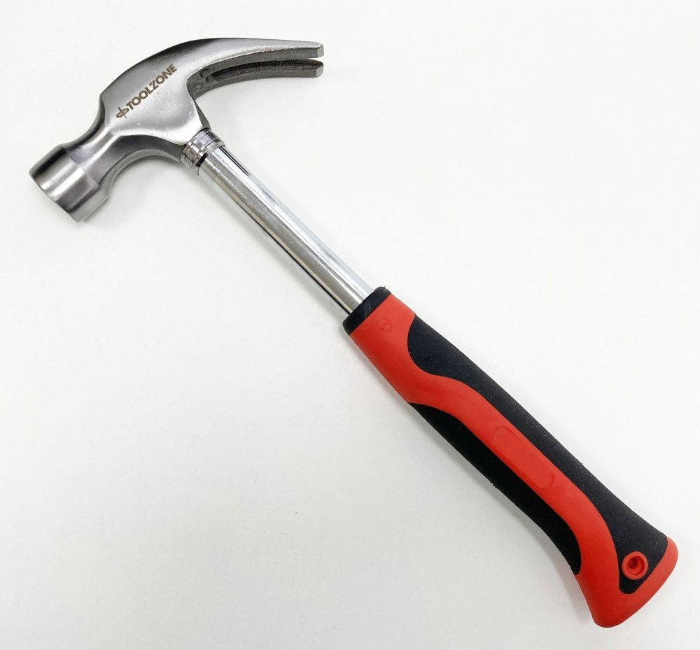 CLAW HAMMER 16oz TUBULAR HANDLE - TOOLZONE KDPHM042
