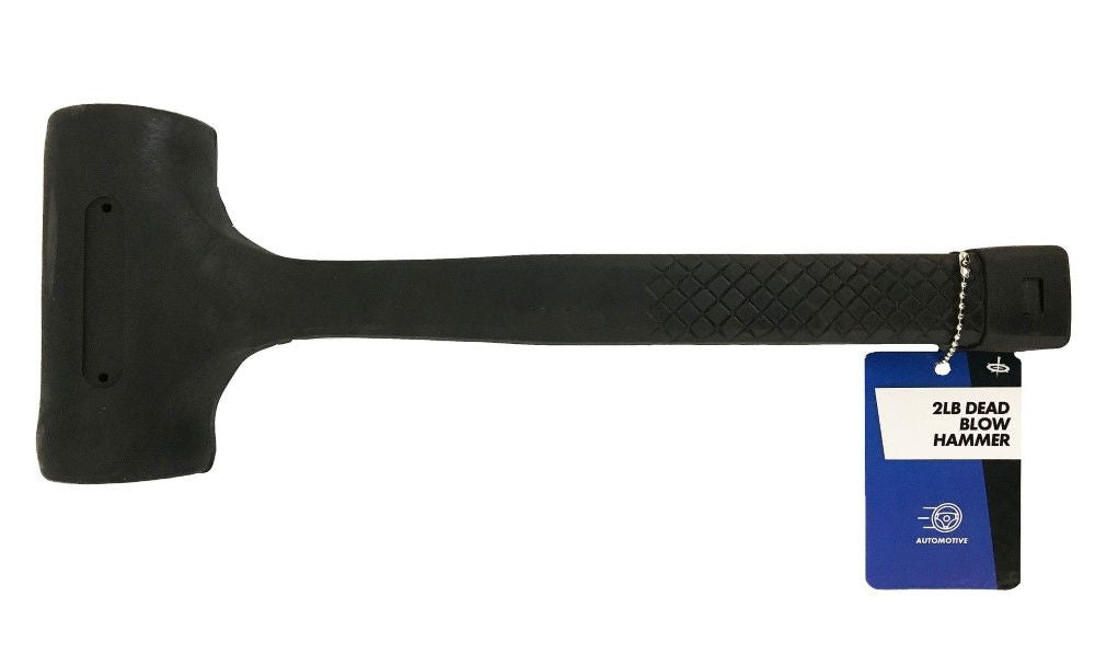 DEADBLOW HAMMER 2lb PLASTIC COATED STEEL - TOOLZONE KDPHM084