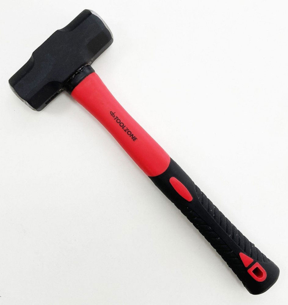 MINI SLEDGE HAMMER 3lb FIBREGLASS HANDLE 365mm - TOOLZONE KDPHM085