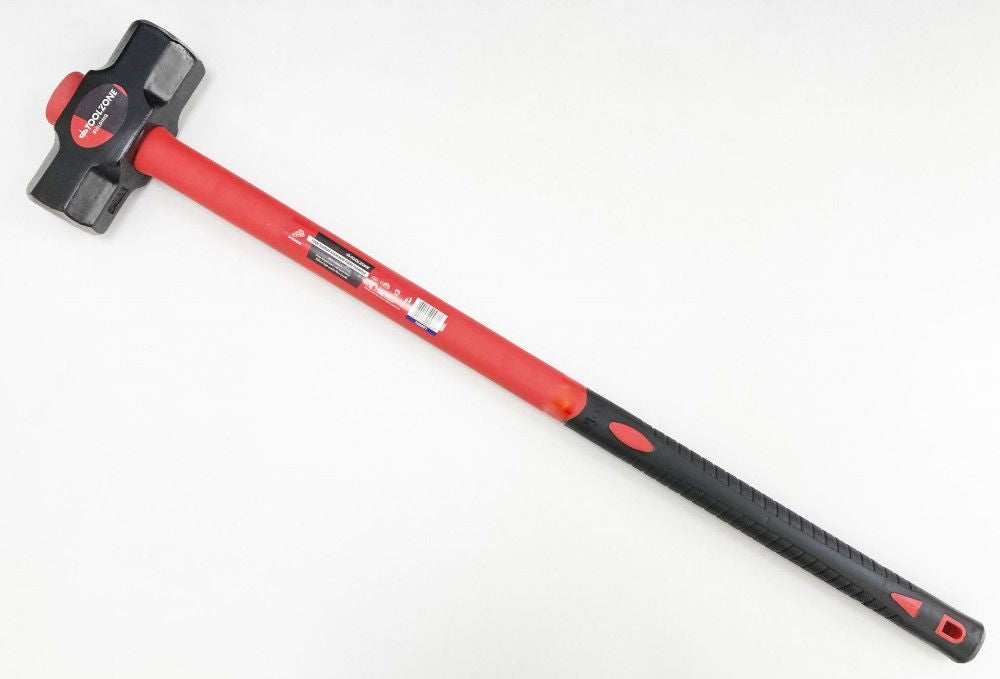 SLEDGE HAMMER 10lb 70% FIBRE HANDLE 910mm - TOOLZONE KDPHM091