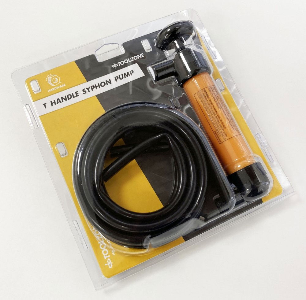 SYPHON PUMP T HANDLE WITH ACCESSORIES - TOOLZONE KDPHW013