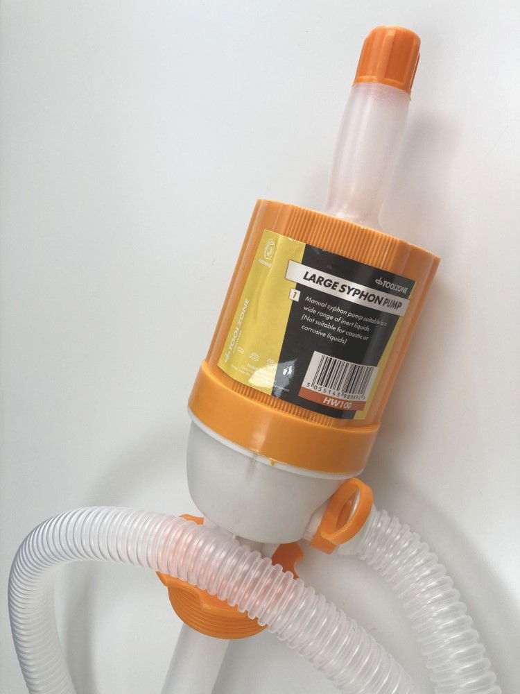 SYPHON PUMP BIG 1180mm WITH 2 BSP BARREL BUNG - TOOLZONE KDPHW100