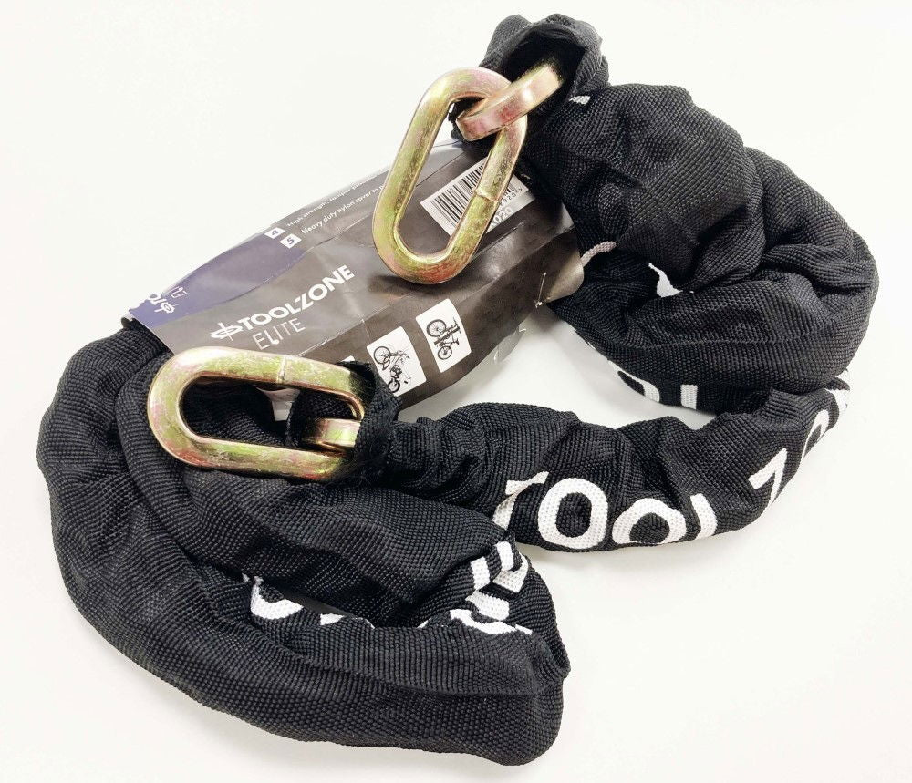 CHAIN NYLON COVERED 1.8m x 10mm HEAVY DUTY SQUARE LINK - TOOLZONE KDPLK020